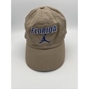 Florida Gators Hat Cap On-Field Jordan Strap Back NCAA Dad Cap khaki Jumpman Tan